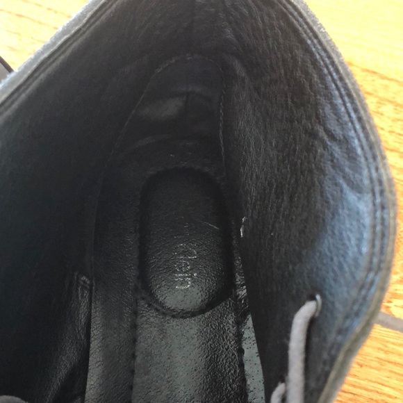 Calvin Klein Blue Leather Suede Shoes - Picture 6 of 7